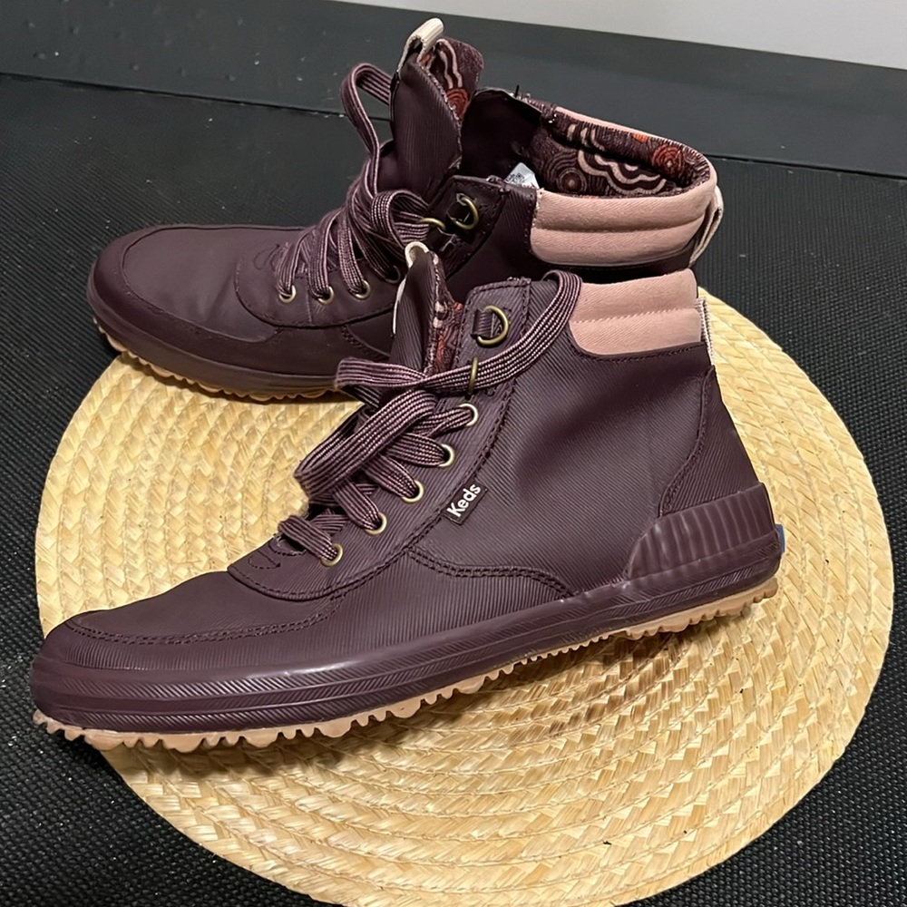Keds Scout 111 Women Water Resistant Canvas Sneakers Boots Size 10